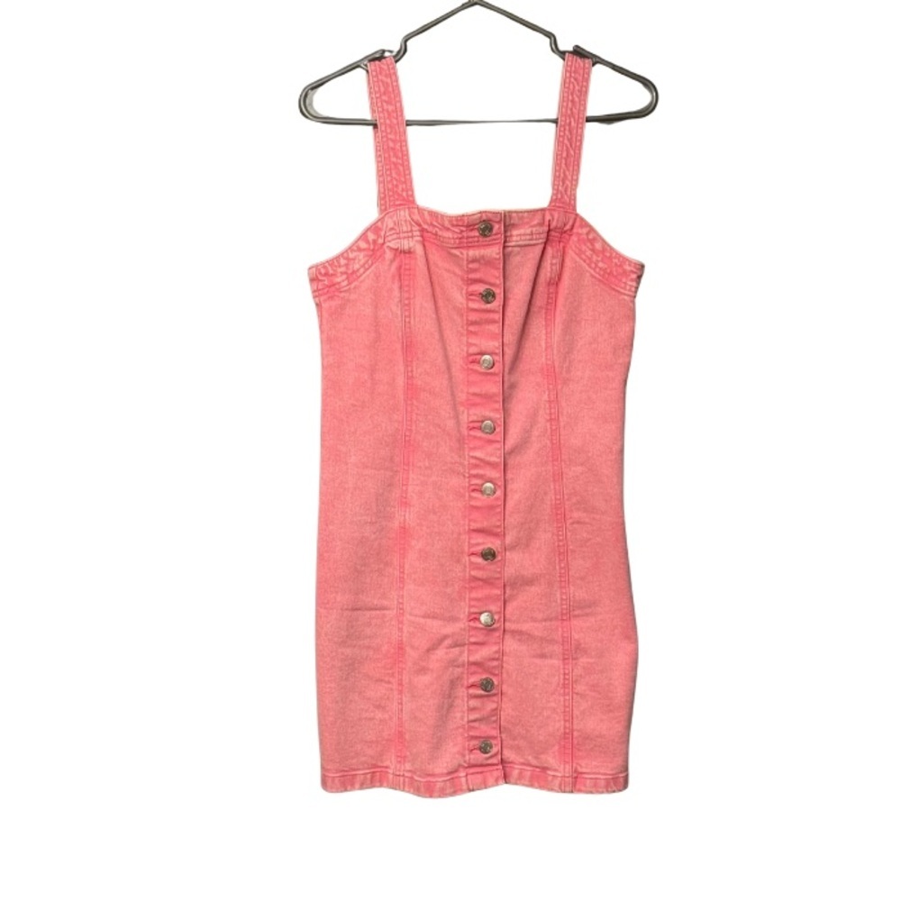GAP Vibrant Pink Denim Dress